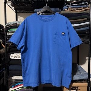 Dickies Men's Short Sleeve Tee in Vibrant Blue